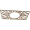Ekena Millwork Hoover Wood Fretwork Pierced Ceiling Medallion, Hickory, 32"W x 16"H x 11 7/8"ID x 1/4"T CMWP32X16X0250HOHI - alternate 4